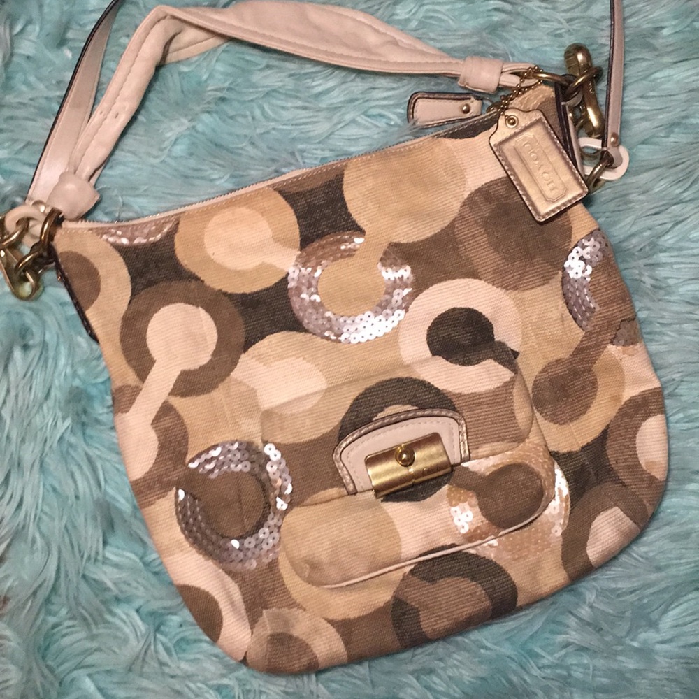 Authentic Coach Bag Sequin C’s